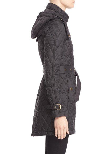 burberry bellbridge technical quilted parka|Bellbridge Technical Diamond Quilted Trench Parka In Black.